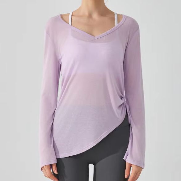 Camiseta deportiva de manga la - Pilate Yoga Workout reseña y precio